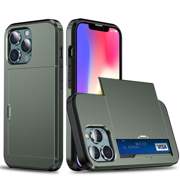Suitable for iPhone 17 ProMax phone case Apple 16 slide push card insert 14 15 anti drop protective cover - Image 10