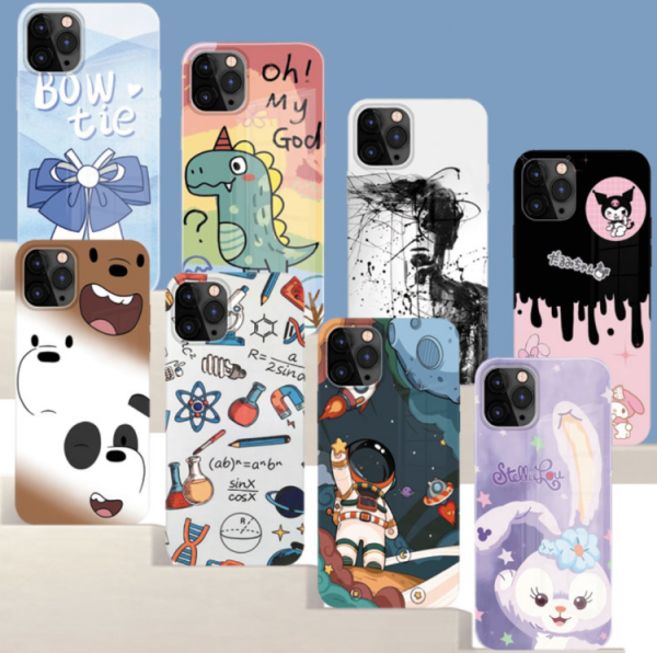 Customized Apple 16 phone case with heat transfer printing all inclusive 15 glossy 14 frosted hard shell for film case with pictures - Image 2