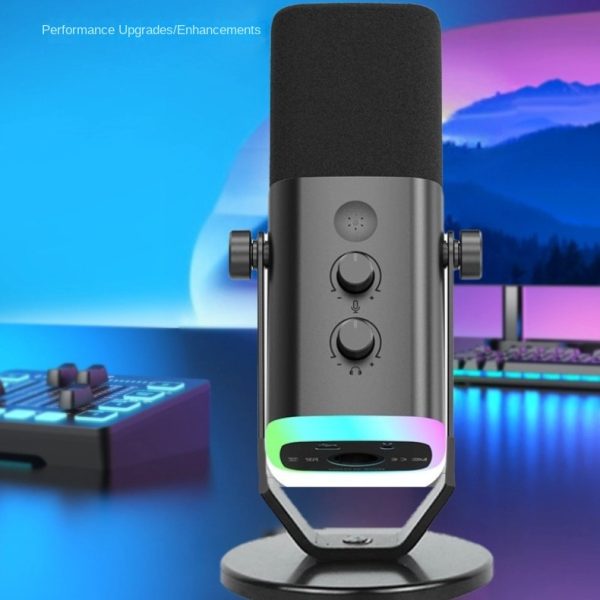 Condenser Microphone for Computer Live Streaming Karaoke Recording Audio Pickup Capacitor Mic for Mobile Phone Universal Karaoke Singing Gaming - Image 2