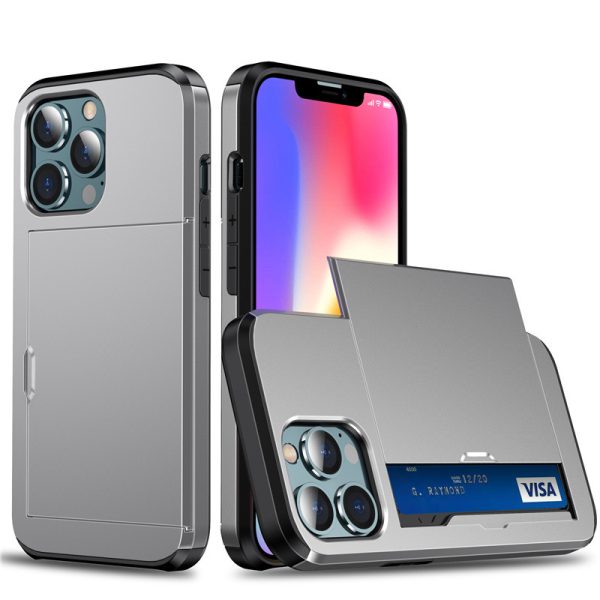 Suitable for iPhone 17 ProMax phone case Apple 16 slide push card insert 14 15 anti drop protective cover - Image 15