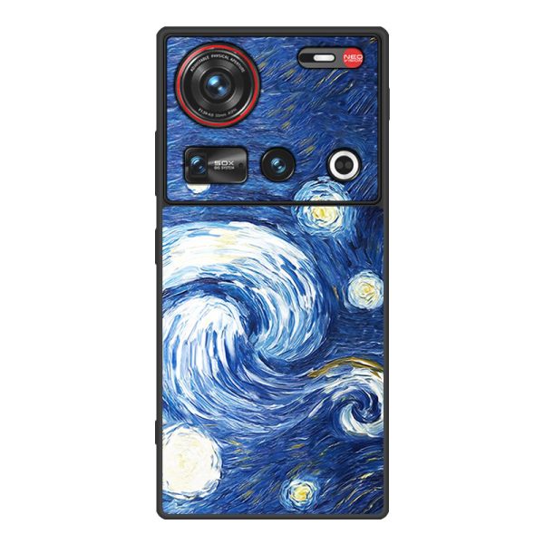 Nubia Z70Sultra Phone Case Leather Business Anti-drop Protective Cover Classic Starry Sky - Image 12