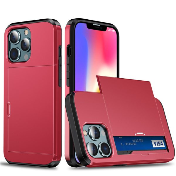 Suitable for iPhone 17 ProMax phone case Apple 16 slide push card insert 14 15 anti drop protective cover - Image 12