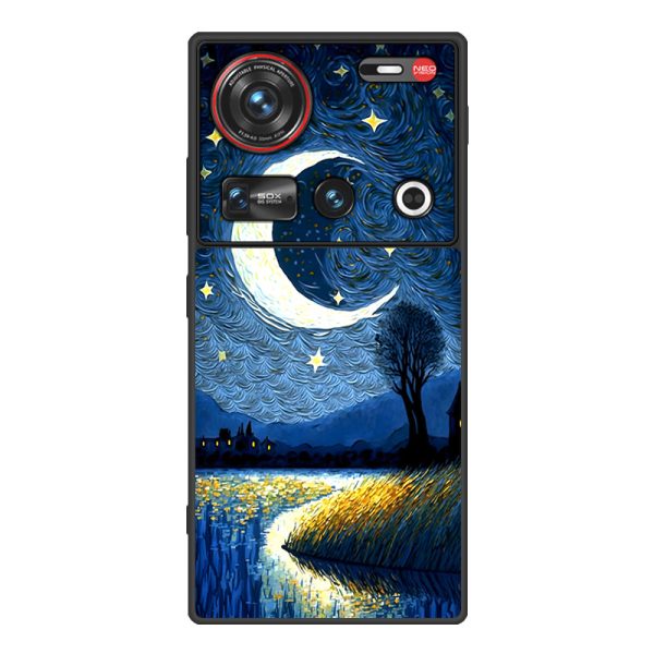 Nubia Z70Sultra Phone Case Leather Business Anti-drop Protective Cover Classic Starry Sky - Image 6