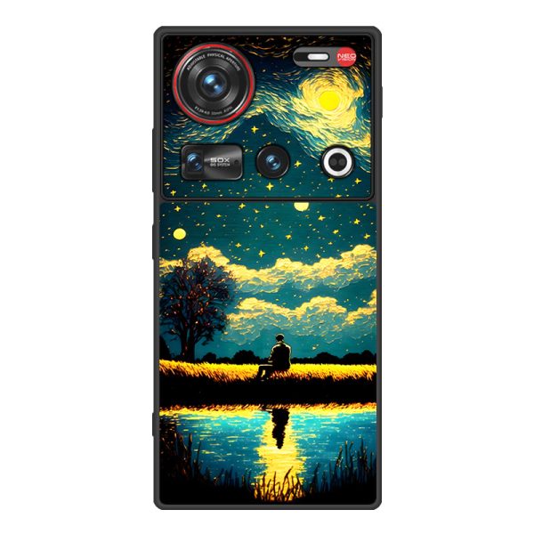 Nubia Z70Sultra Phone Case Leather Business Anti-drop Protective Cover Classic Starry Sky - Image 10