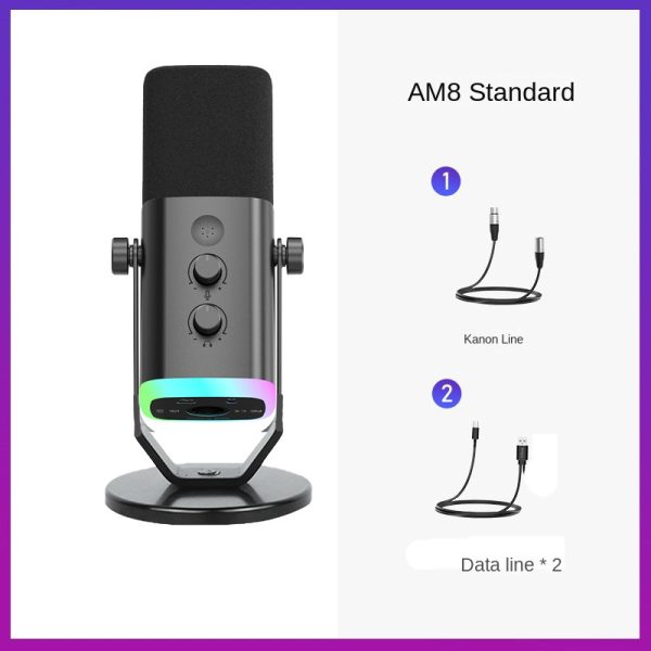 Condenser Microphone for Computer Live Streaming Karaoke Recording Audio Pickup Capacitor Mic for Mobile Phone Universal Karaoke Singing Gaming - Image 3