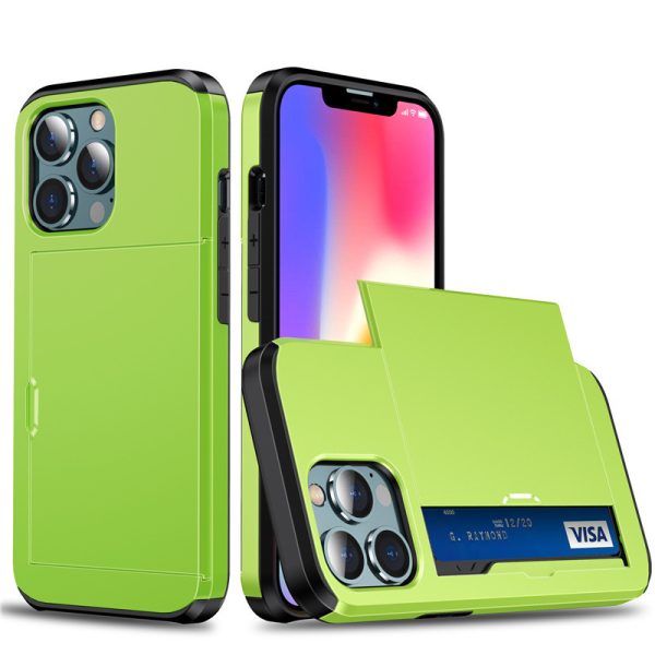 Suitable for iPhone 17 ProMax phone case Apple 16 slide push card insert 14 15 anti drop protective cover - Image 14